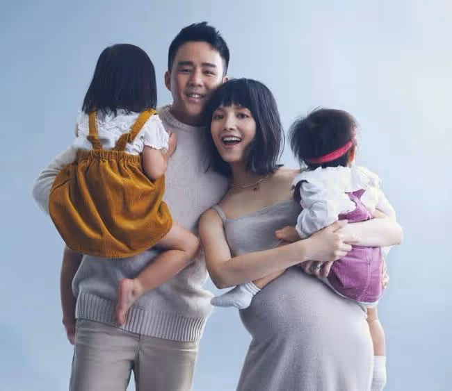 恭喜!32歲女星宣布三胎產女,嫁豪門4年連生3女,稱婆家沒給壓力