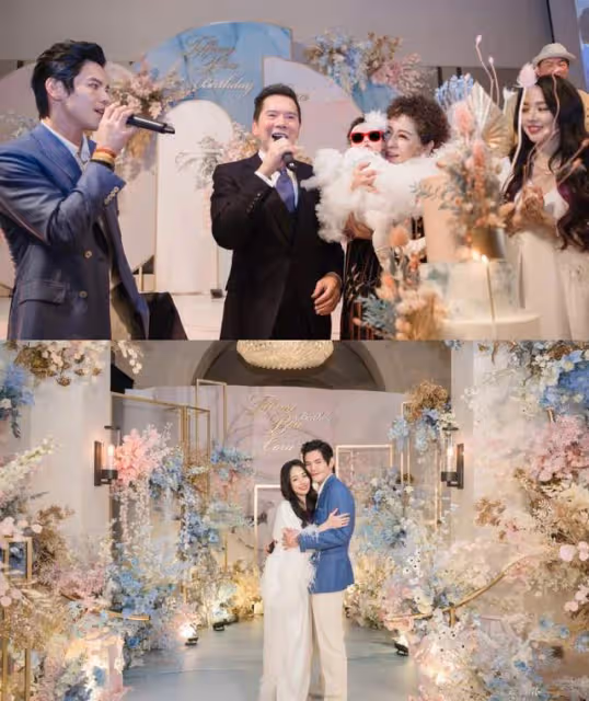 向佐為媽媽和老婆同慶生!郭碧婷素顏出鏡抱女兒,背景簡陋仍溫馨