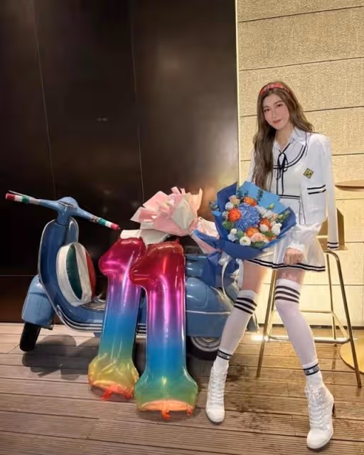 好奇！李彩樺生日獲神秘富貴男送2千支玫瑰示愛，去年才經歷離婚