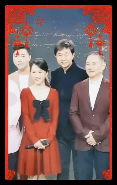 眾星錄製詩歌春晚:付笛生一家三口合體表演,董浩王潔實罕見露面