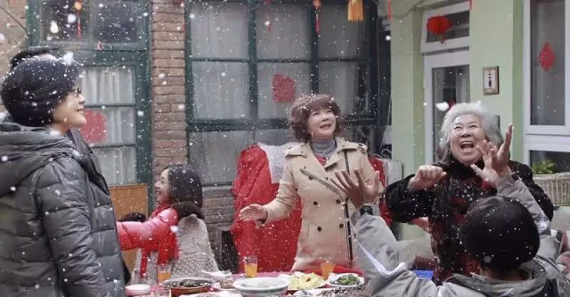 接到母親打來的電話之後，我突然決定今年陪老婆去岳母家過年！