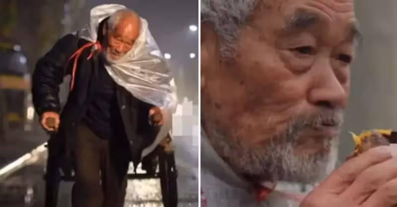 80歲「花生油爺爺」引網友淚目：外孫患自閉症，一人養活一家五口