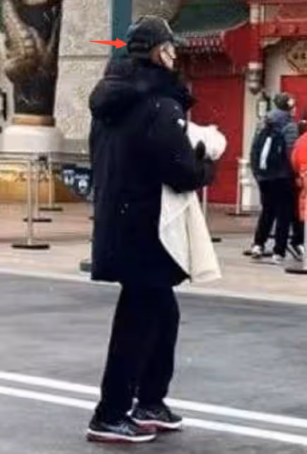 網友環球影城偶遇王石田朴珺一家三口,1歲半女兒皮膚雪白超可愛