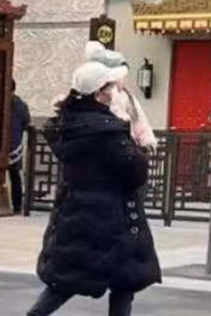 網友環球影城偶遇王石田朴珺一家三口,1歲半女兒皮膚雪白超可愛