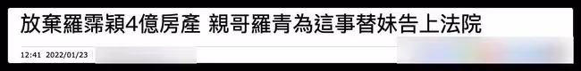 羅霈穎親哥替妹討債，清點遺物發現百萬借據，狀告欠債人稱爭口氣