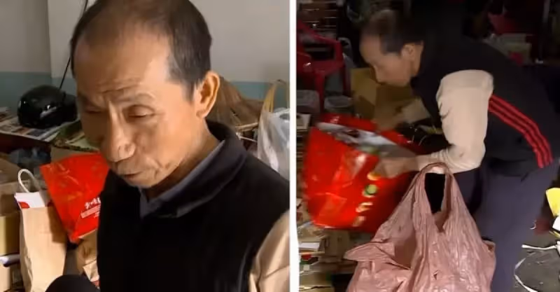 第二個陳樹菊！他撿破爛被譏「像狗一樣」，忍淚行善「30年捐400萬」根本活菩薩！
