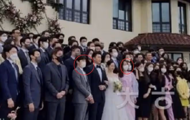 玄彬孫藝珍婚禮大合照曝光,知名韓星均出席,豪華陣容堪比百想大賞