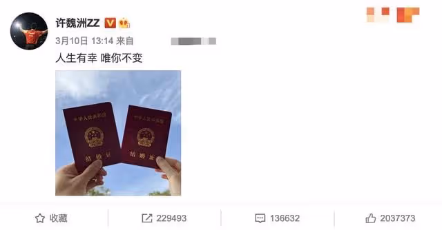 許魏洲被曝與新婚妻子同游,女方身材高挑白到發光,小腹隆起明顯