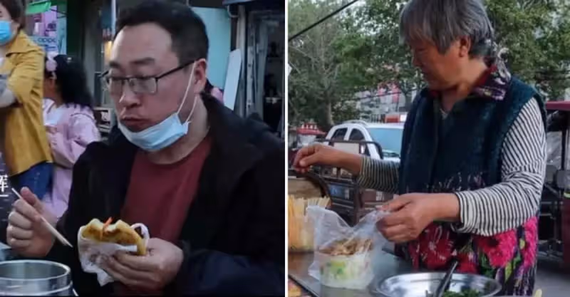 永遠都像小孩！兒子中年失業擺攤「71歲老母天天報到」 一待幾小時「送飯從不喊苦」當媽的不支持兒誰支持