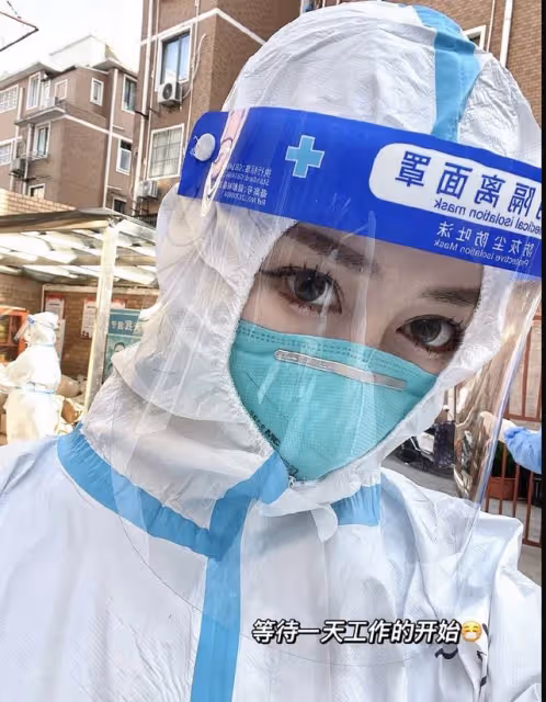 女網紅化濃妝做防疫志願者，被罵後曬六張圖回應，照片細節獲贊