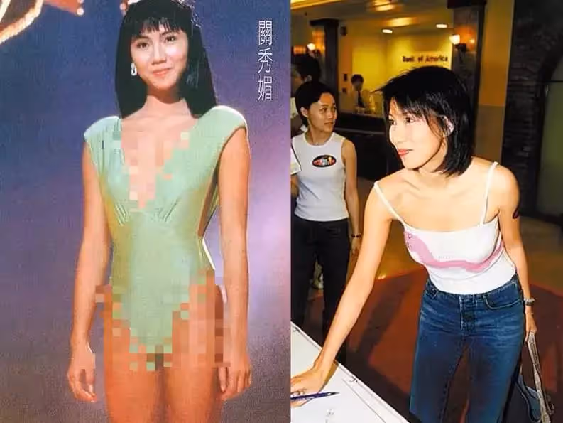 55歲「晶女郎」關秀媚近照曝光,皮膚緊致保養得宜顯年輕,凍齡如少女,如今現身身材不輸當年,隱退15年罕見和男友齊露面