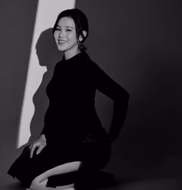 恭喜!29歲女星張筠曬孕照宣布懷男孩,身材變豐滿但四肢仍纖細