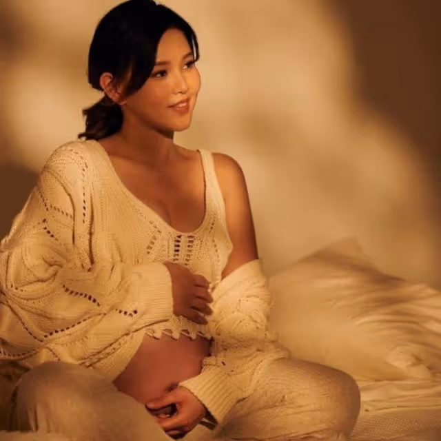 恭喜!29歲女星張筠曬孕照宣布懷男孩,身材變豐滿但四肢仍纖細