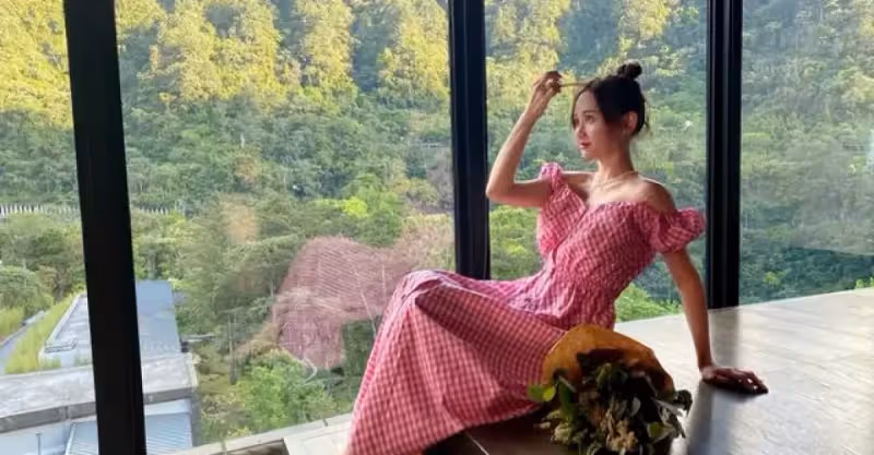 陳喬恩曬老公視角慶43歲生日，不懼年齡心態超好，無名指鑽戒搶鏡
