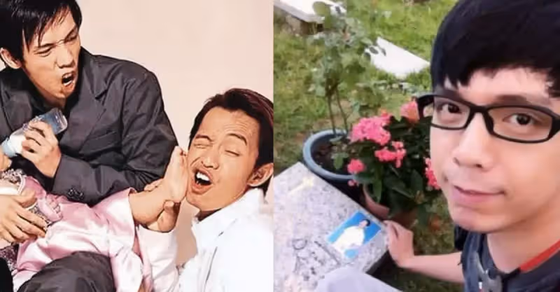 大炳離開10年了！小炳清明「攜母掃墓真情憶兄長」開口惹鼻酸　「燦笑墓碑照曝光」勾全網淚崩緬懷