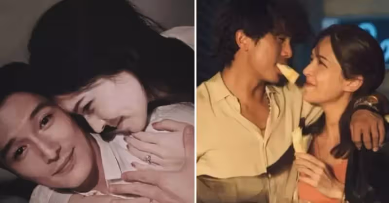 邱澤許瑋甯十指緊扣現身，女方手戴近百萬大鉆戒，婚後首秀恩愛
