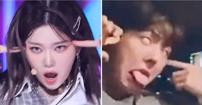 隊友都無語了!韓國男愛豆扮丑模仿女愛豆引爭議,網友怒罵:糊作非為!