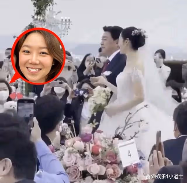 爸爸是玄彬!孫藝真「女兒」沒缺席婚禮 被孔孝真抱著全程見證
