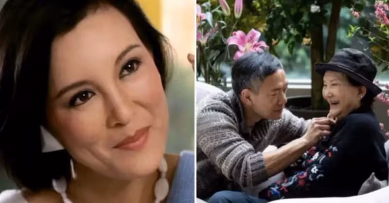 78歲白韻琴近照曝光，與小15歲丈夫牽手逛街，被酸「像母子」，恩愛相戀33年無懼質疑：年齡不是問題