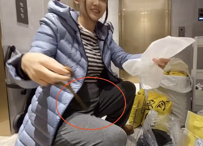 33歲苗苗宅家種菜被疑懷二胎，腹部隆起還刻意打碼，豪宅內景曝光