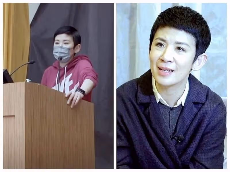 吳君如15歲女兒近照曝光,外形靚麗長腿搶鏡,身高超過陳可辛肩膀,網友:不出道可惜了