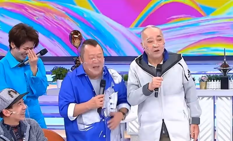 滿頭白發依舊中氣十足的盧海鵬與曾患癌的張達明容光煥發現身TVB