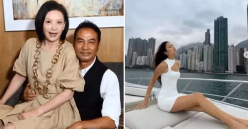 任達華女兒坐遊艇秀身材，引曾華倩兒子點贊，年僅17歲長相成熟