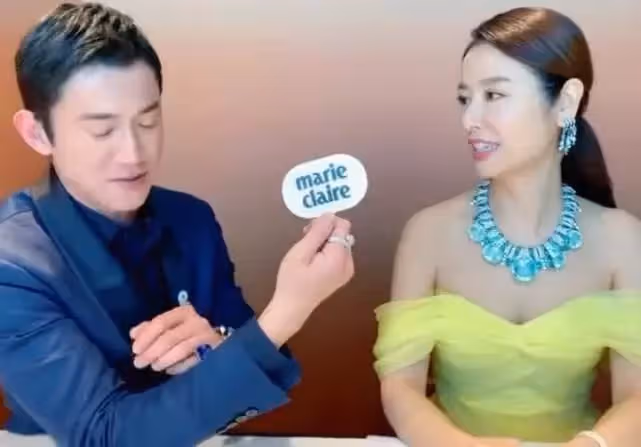 46歲林心如罕露事業線，身材好到多次拉扯裙子，戴上億戒指太誇張