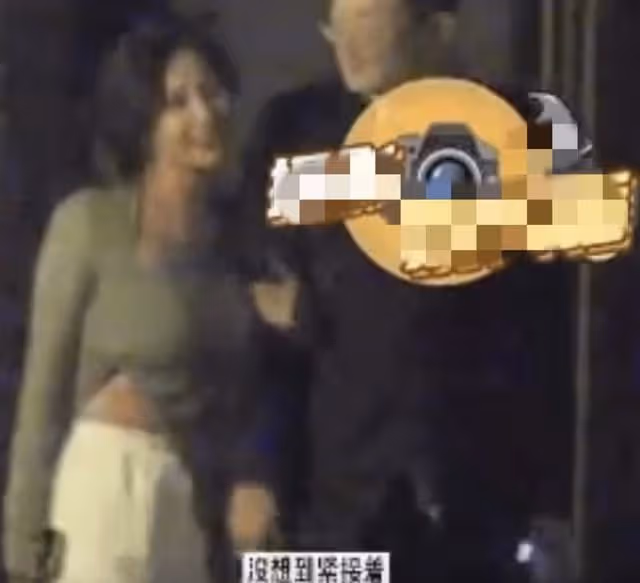 姚笛與神秘男深夜聚會，二人舉止親昵同回公寓，老公此前被曝出軌
