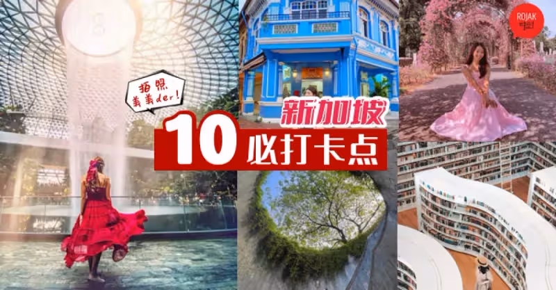 不只是魚尾獅公園！2022年新加坡必去的『10個打卡景點』🌸欣賞不一樣的花園城市～
