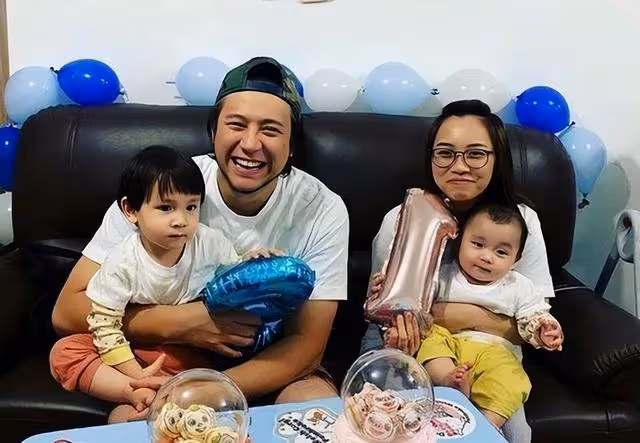香港渣男歌手為3歲兒子慶生,不經意曝第三胎性別,與妻子險離婚