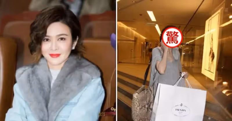 關之琳獨自逛街被偶遇，生圖滿臉油光好油膩，身材卻像小姑娘，網：女神還是老了