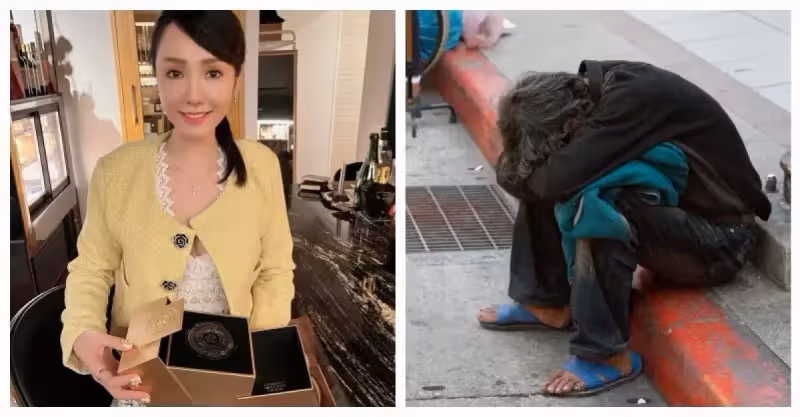 善意被誤解！女星伸援手「給街友600塊」遭酸：難怪乞丐那麼多　氣回「良心被吃了嗎」曝真相被讚翻