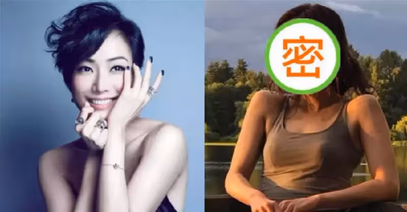 鄭秀文近照曝光，穿牛仔背心自拍，47歲發福更有味道，網友：胖點好看多了