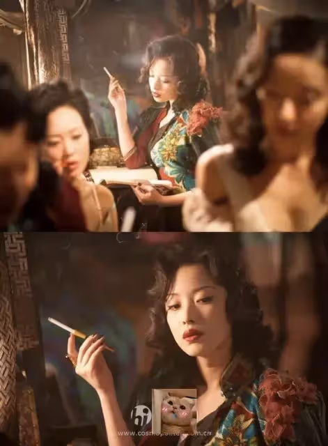 完美曲線、蛇精步伐，別人穿旗袍只是美，她們直接讓人移不開眼