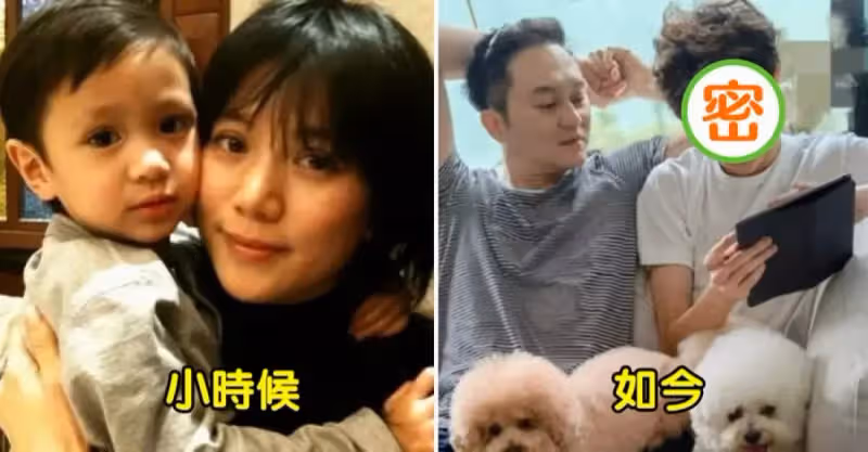 袁詠儀兒子越長越帥！15歲魔童燙卷發「五官出眾」似混血兒，帥氣顏值超越老爸張智霖