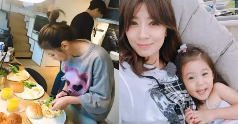 46歲賈靜雯「溫馨豪宅」內景曝光！家裡鋪著高級木地板，衣服多得只能掛走廊上，陽臺上一覽森林美景