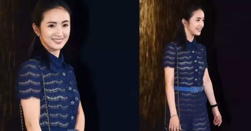 36歲林依晨罕見「穿蕾絲裙」性感走秀，女神P圖前後顏值差距大！