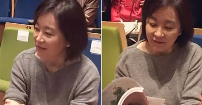 66歲林青霞「素顏」旅遊被偶遇，一襲「白裙」優雅氣質佳，魅力絲毫不輸當年！