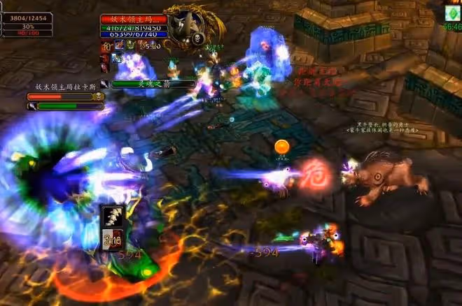 魔獸世界懷舊服：ZAM妖術師BUG，獵人假死開怪，BOSS小弟全消失