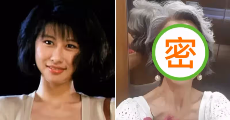 葉倩文近照罕曝光，60歲穿毛線裙瘦成小老太，一頭銀髮很氣質，網友：真實的女人最美