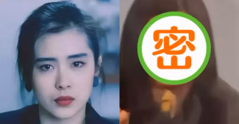 55歲王祖賢在國外吃火鍋被拍，臉部泛紅山根突出，用手擦嘴不嫌臟