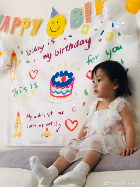 TVB視後為2歲女兒慶生,丈夫忙開工仍現身,曝妻子想三胎生女