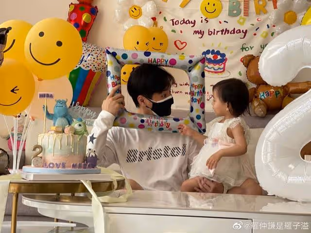 TVB視後為2歲女兒慶生,丈夫忙開工仍現身,曝妻子想三胎生女
