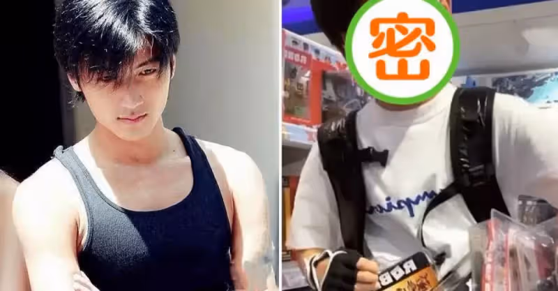 張柏芝二兒子有多帥？頭髮飄逸似霆鋒，簡單白T穿出時髦感，網友：痞帥的憂鬱王子！