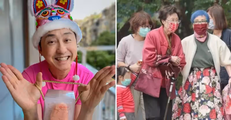 「名伶媽90歲大壽」庾澄慶全家為母飯店慶生，兒女罕露面，張小燕到場獻紅包：庾母欣喜開懷