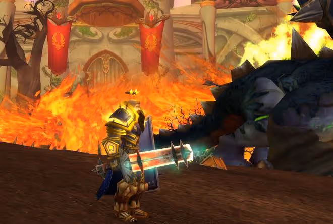 魔獸TBC：1件105等級武器，成防騎開荒SW必備，比混亂風暴還好用