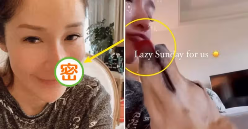 蕭亞軒曬近照「左臉超深一個大坑」似毀容，仍與大狗「嘴對嘴接吻」引熱議，網友們勸告：引此為鑒