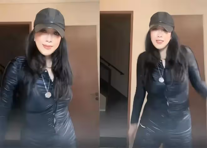 51歲鍾麗緹穿黑色緊身衣熱舞,被吐槽腰粗像綁粽子,本人幽默回應
