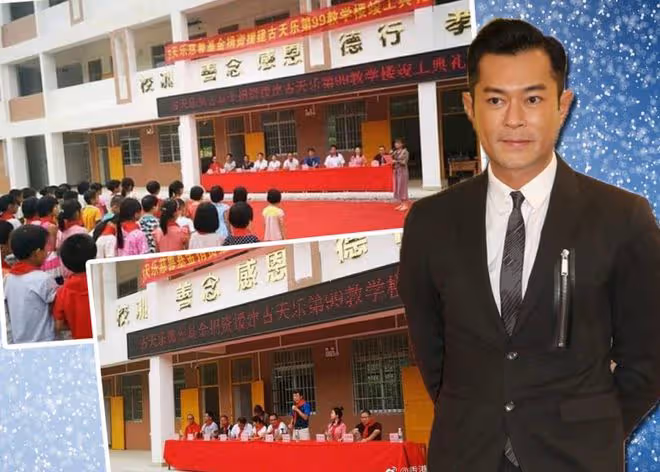 古天樂拍片鼓勵受疫情影響學生,被網友大讚,曾捐建上百所學校